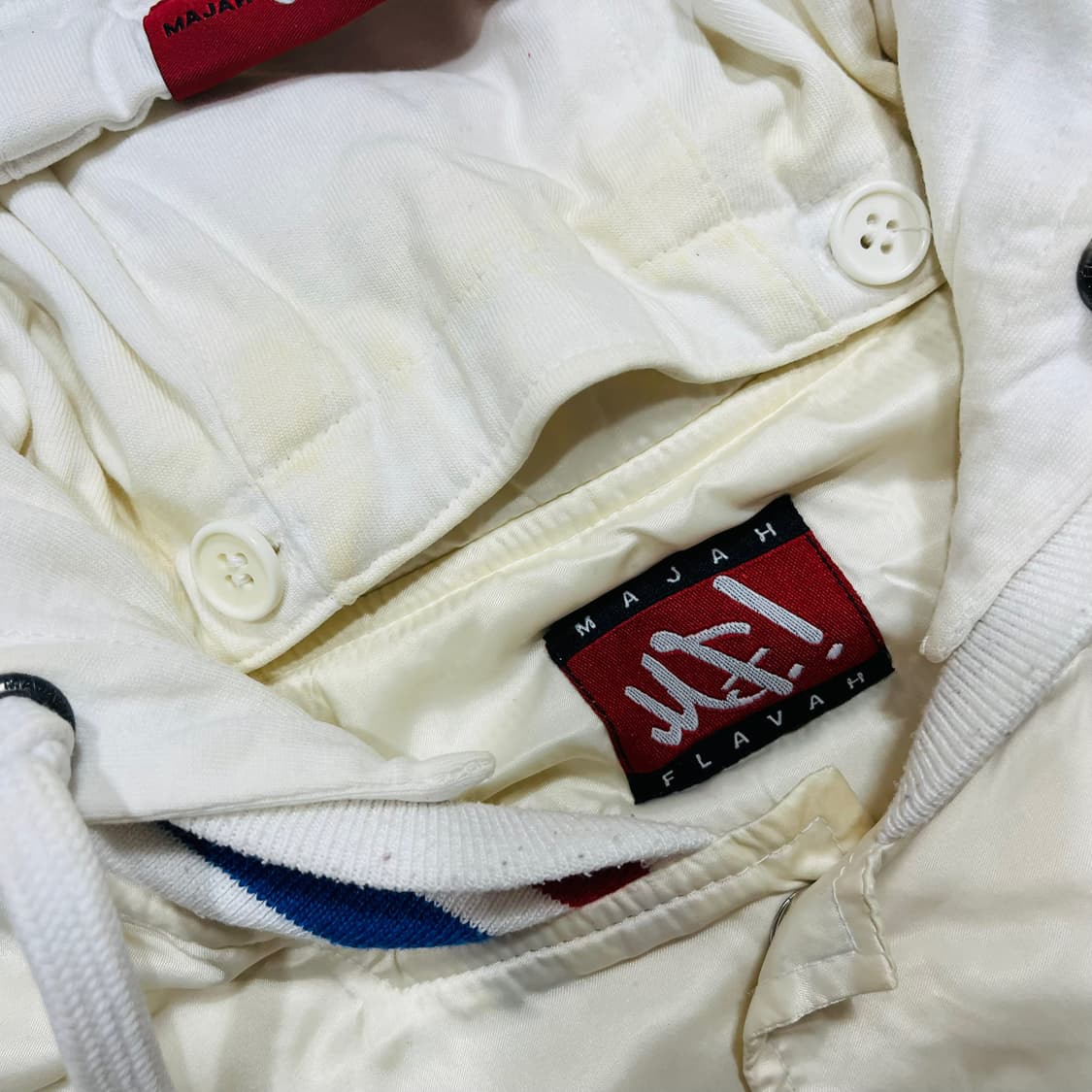 마자플라바 00s 올드스쿨 01 로고 스타디움 후디 자켓 상품이미지5