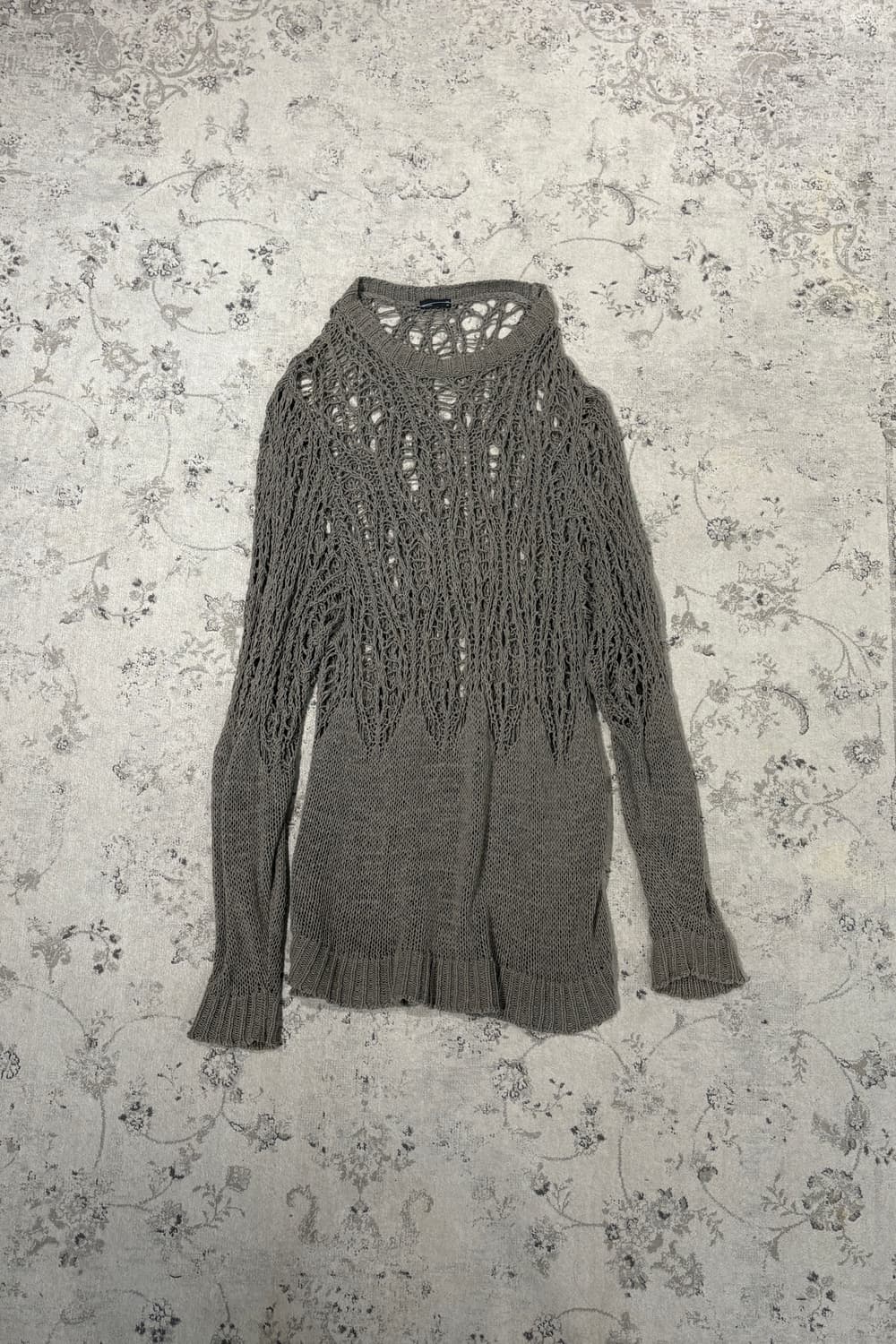 LAD MUSICIAN Mesh Grunge Knit   상품이미지4