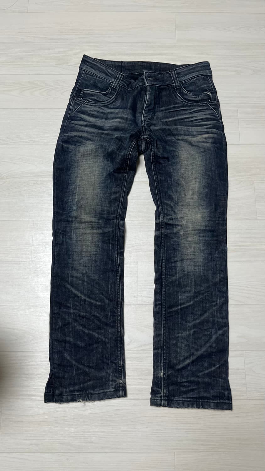 i2n 워싱 중청 레귤러핏 상품이미지1