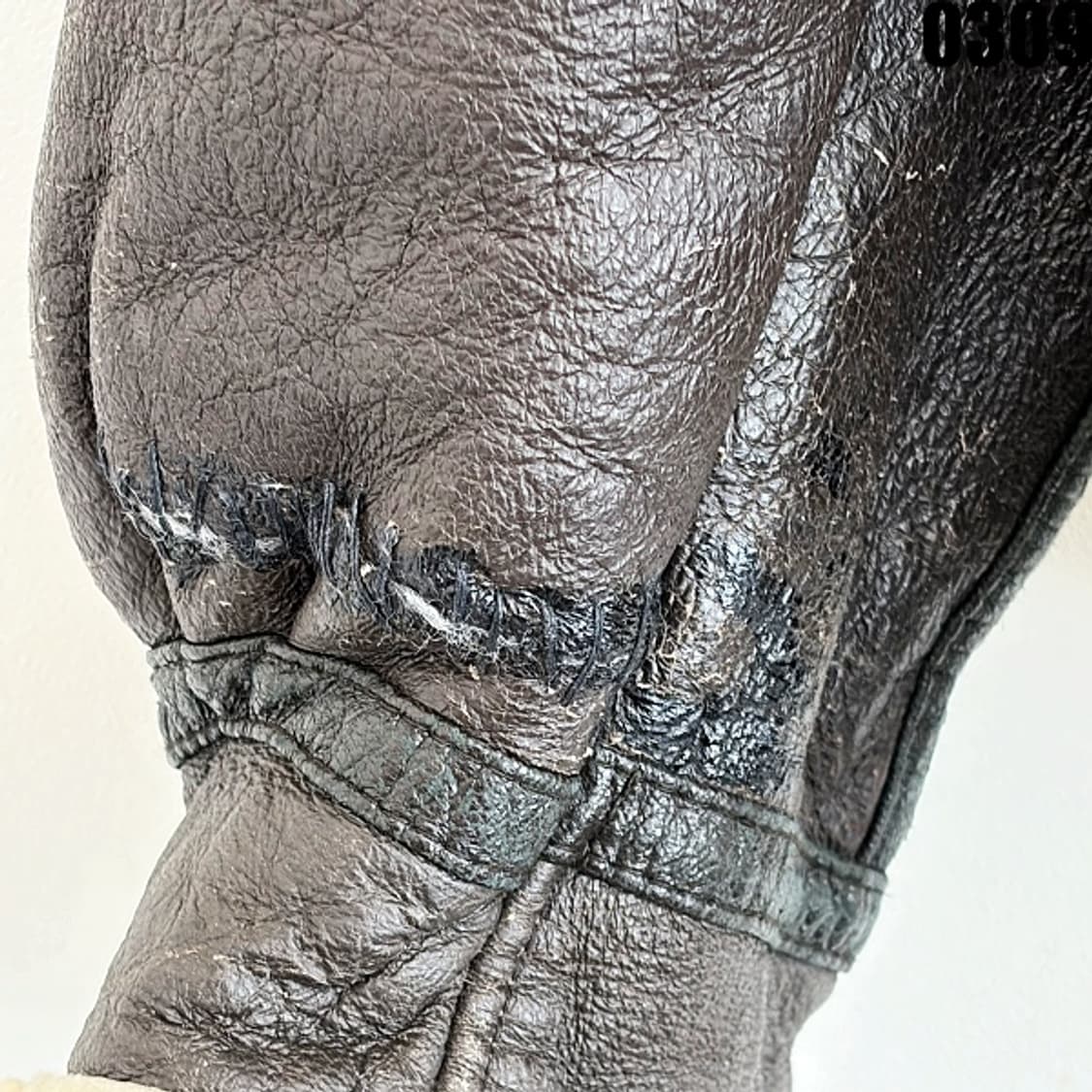 빈티지 B-3 무스탕 레더 자켓 L 0309 상품이미지3