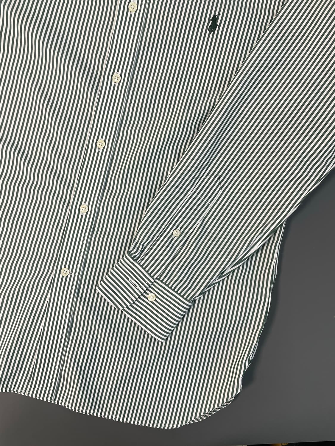 [L] 폴로 랄프로렌 코튼 자수로고 스트라이프 셔츠 클래식핏 이지케어 상품이미지6