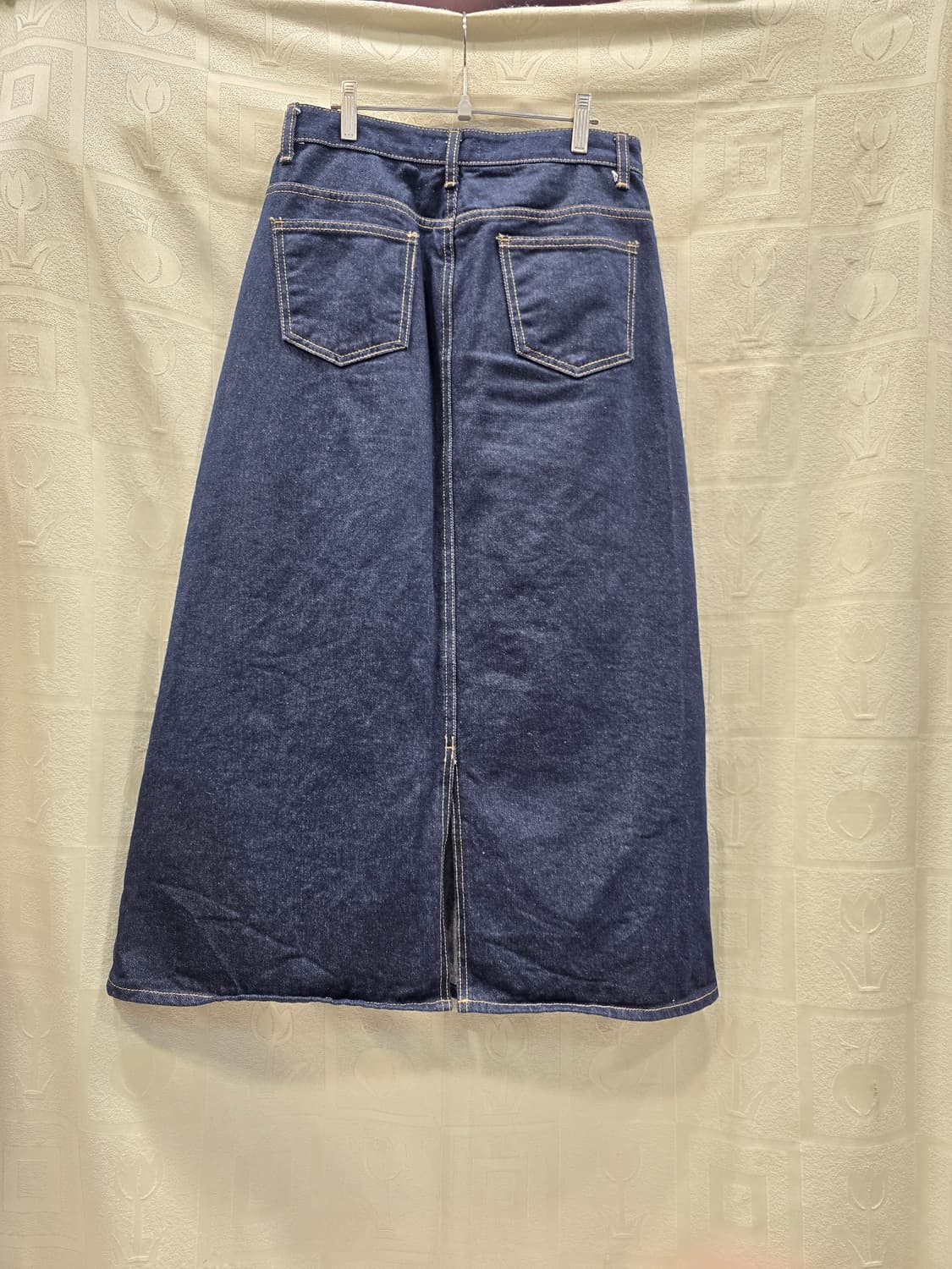 쓰리쿼터 Three Quarter 데님 롱 스커트 26~27 상품이미지4