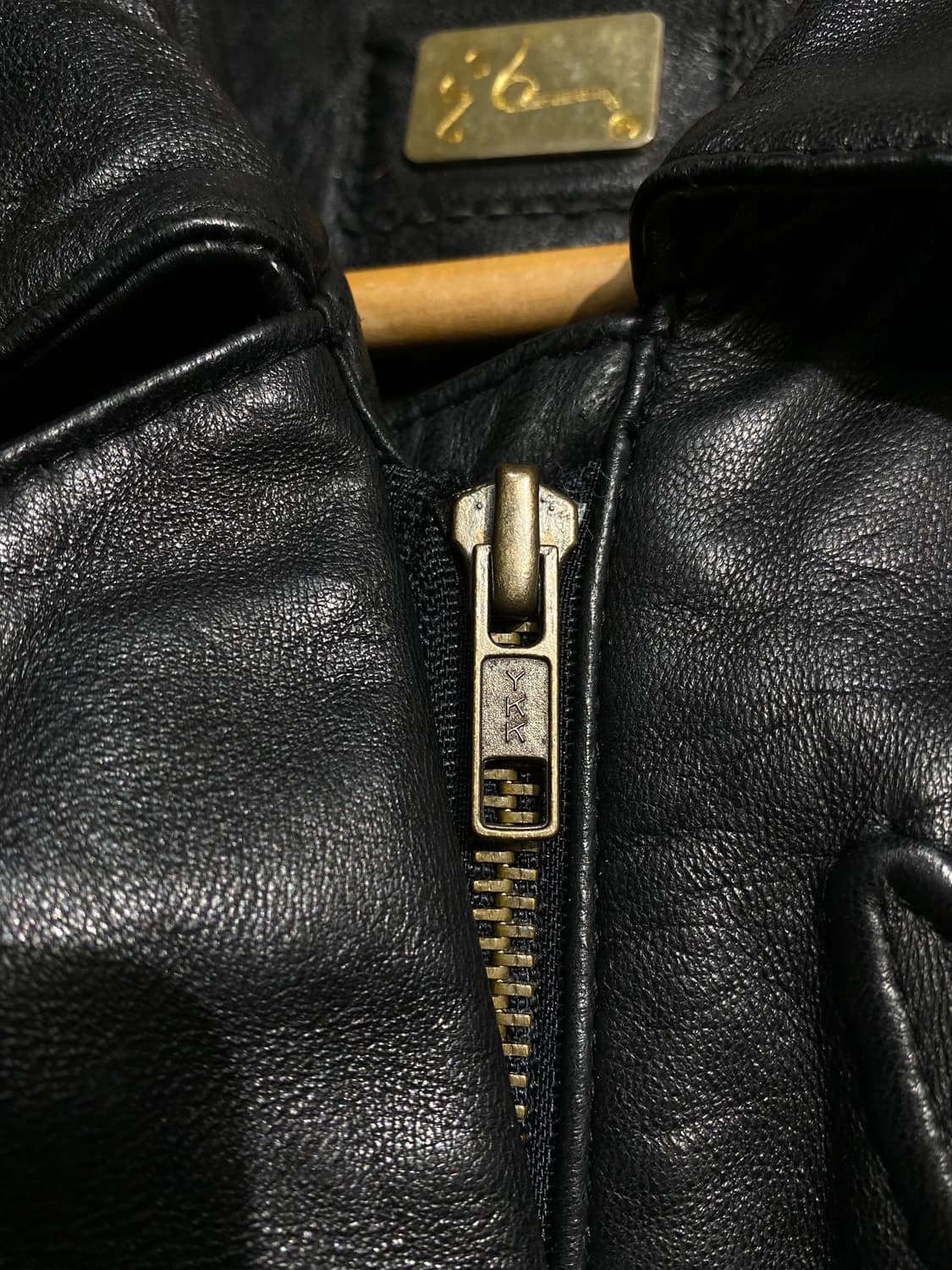 [M] 90s Vintage 빈티지 패턴 리얼레더 자켓 상품이미지3