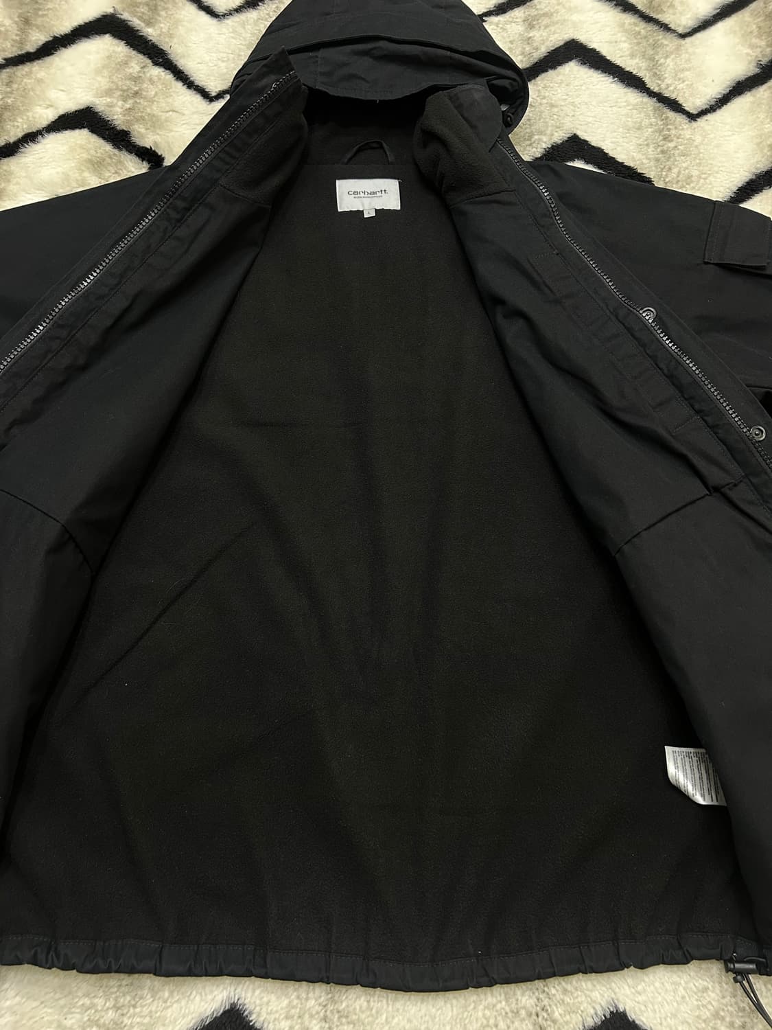 [L]칼하트WIP Prospector 자켓/블랙/기모 상품이미지5