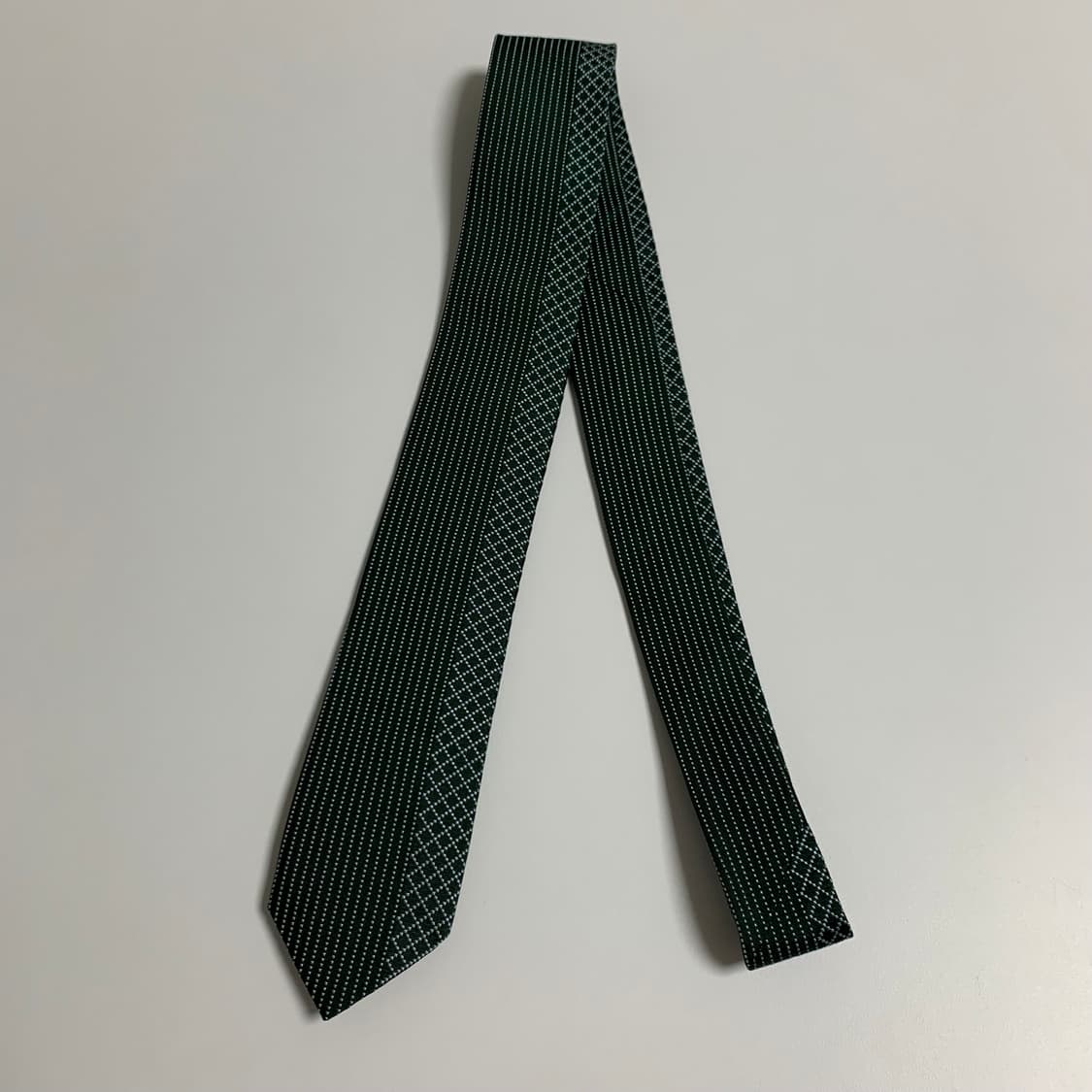 구찌(GUCCI) 슬림 내로우넥타이 명품클래식 그린컬러 최상급 5.6cm 상품이미지8