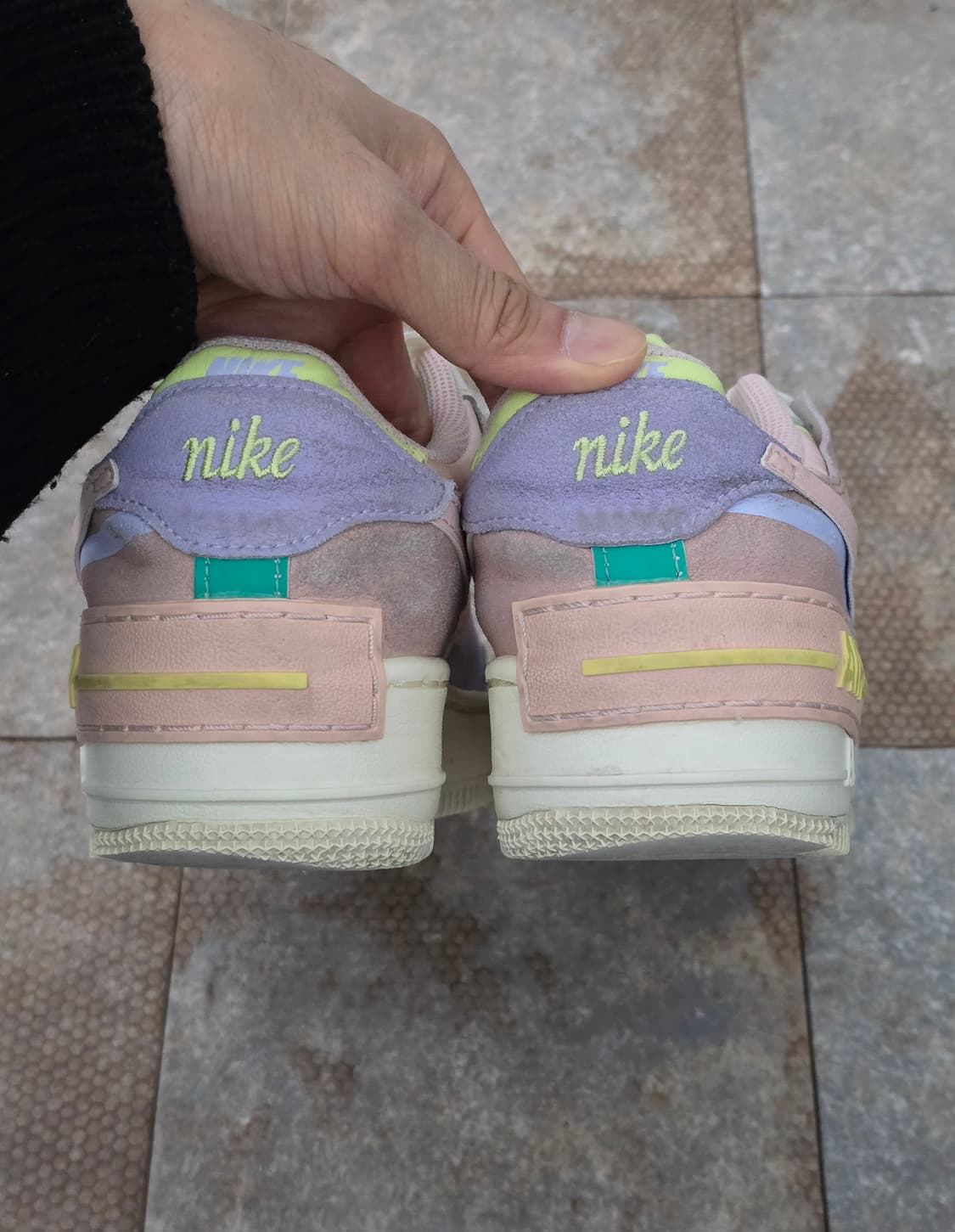 (250)나이키 에어포스 1 쉐도우 캐시미어 파스텔 상품이미지8