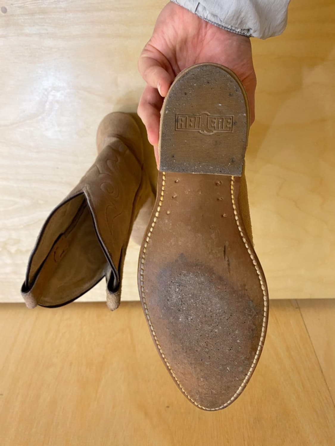 ABILENE suede western boots 스웨이드 웨스턴 부츠 상품이미지7