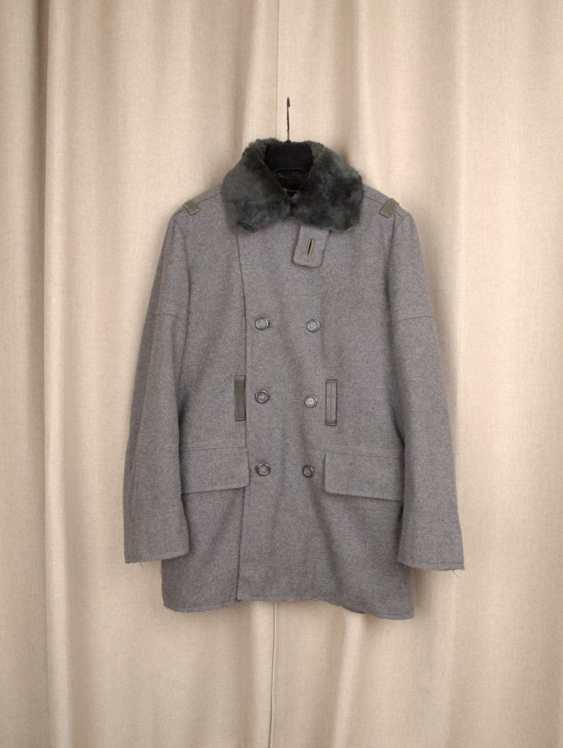 Wool Nylon Pea-coat 상품이미지2