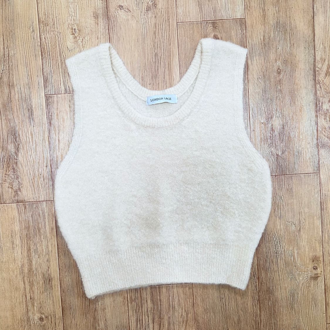 런던레이스(LONDON LACE) 부클 베스트니트 55-66 새상품 상품이미지1
