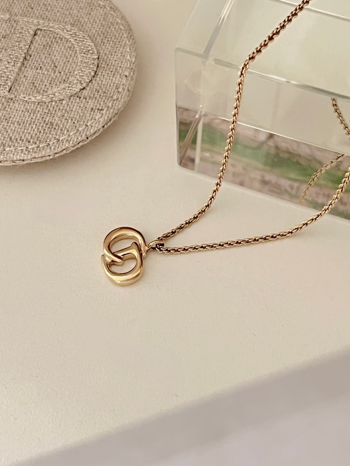 DIOR CD로고 빈티지 디올 목걸이 상품이미지1