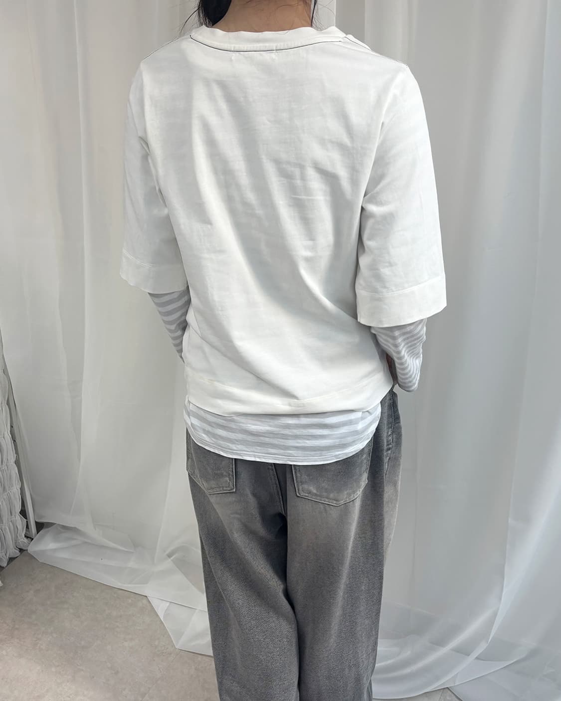 Do CLASSE 벌키 셔링 디자인 티 상품이미지8