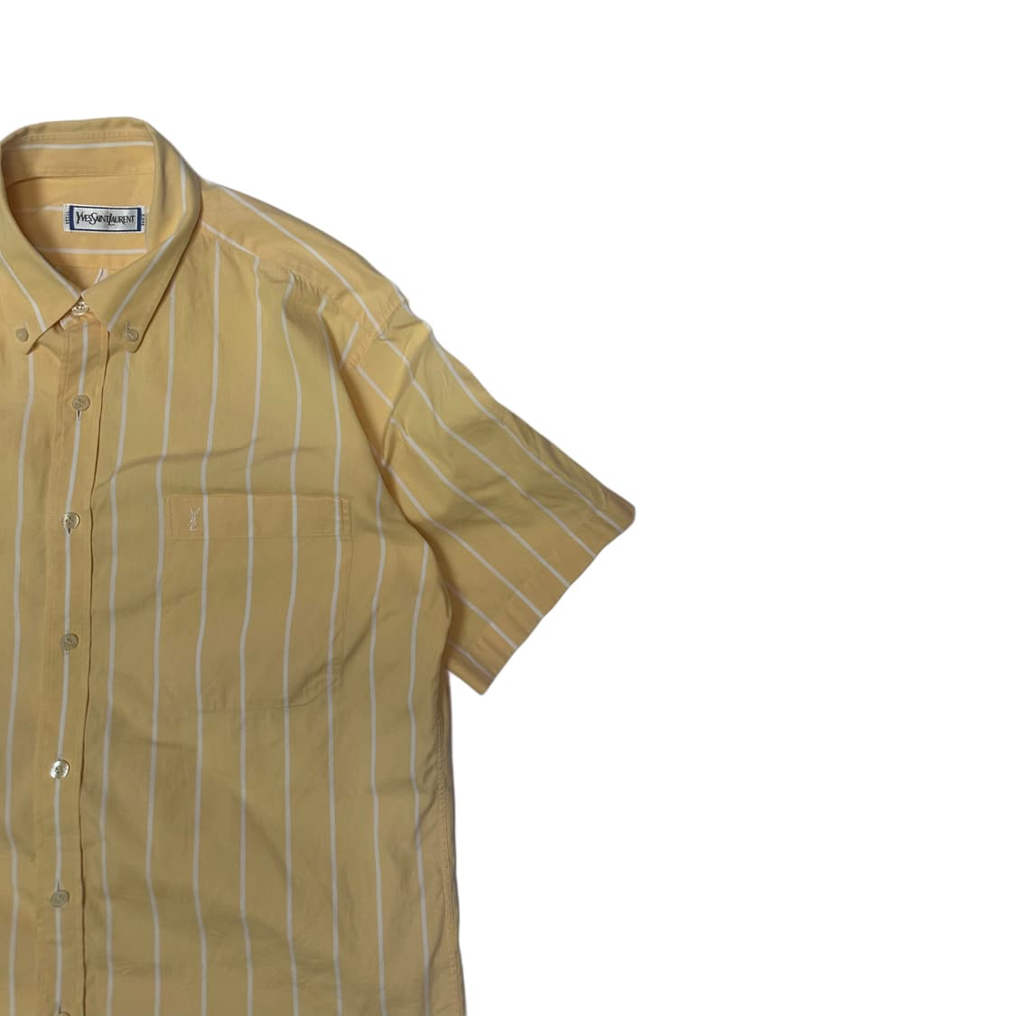 입생로랑 옐로우 스트라이프반팔셔츠 100 상품이미지2