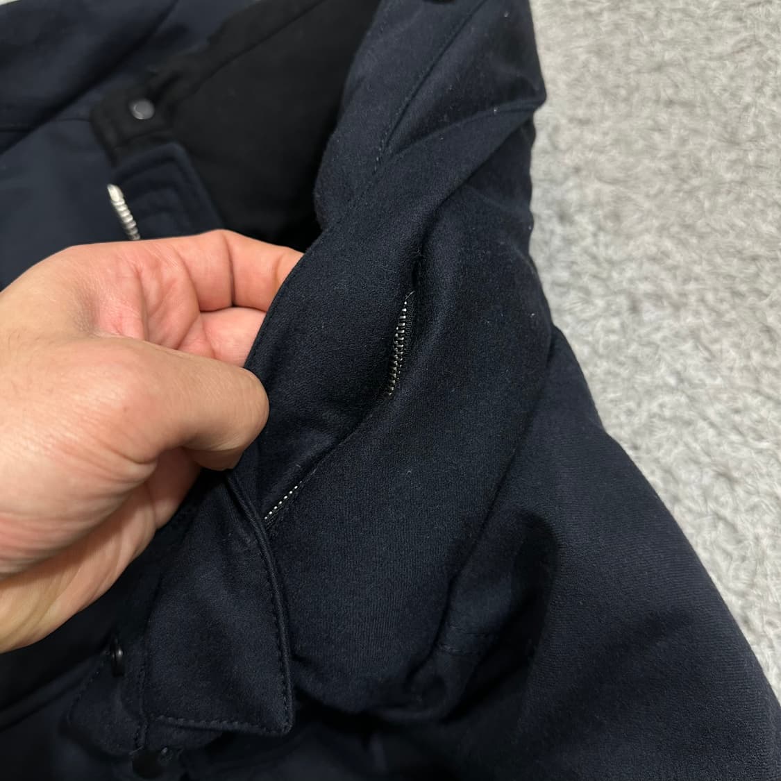 [100] 솔리드옴므 패딩코트(후드내장) 상품이미지3