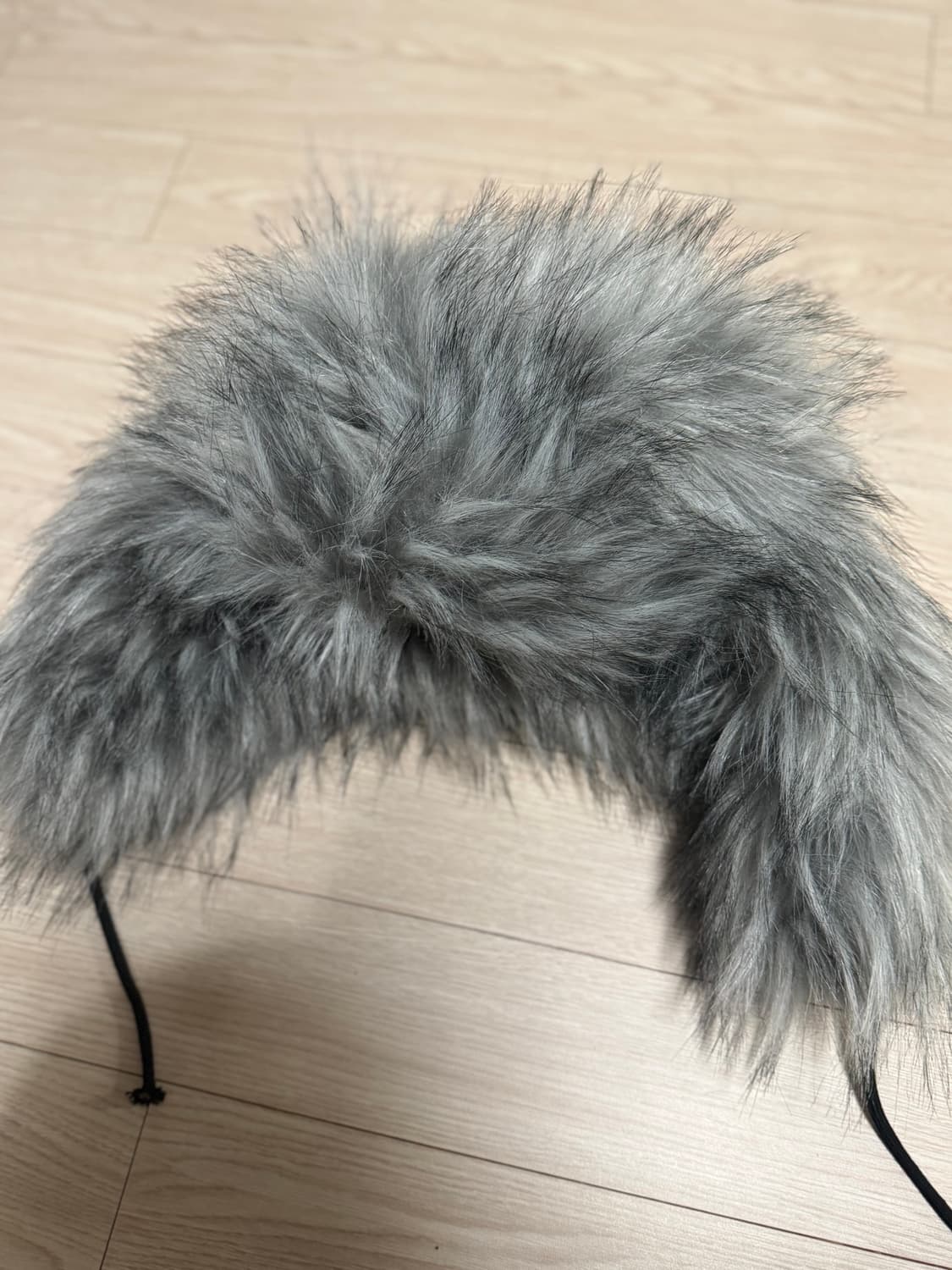 Gray Faux Fur Trapper Hat 상품이미지2