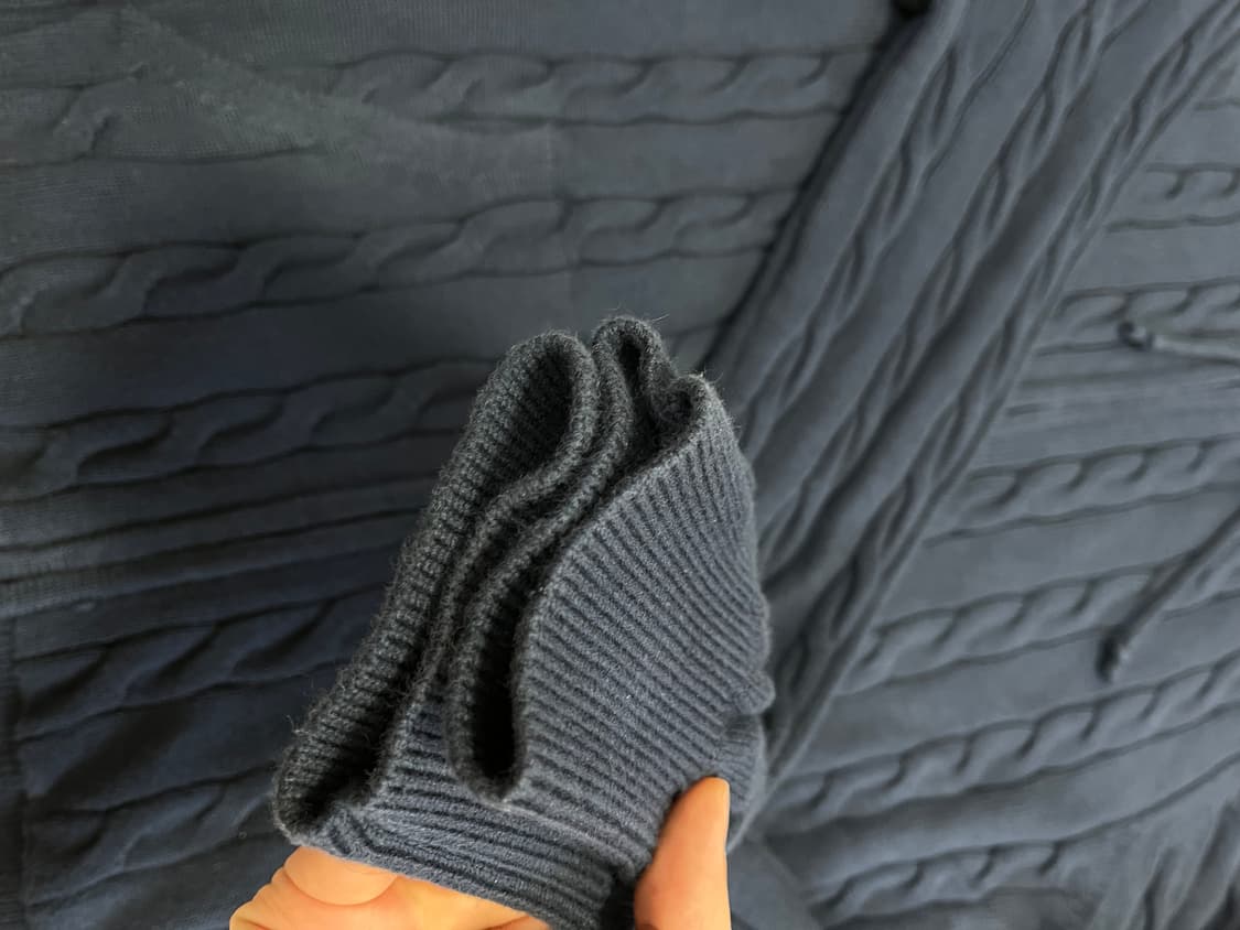 브룩스브라더스 니트 후드집업 L 상품이미지3