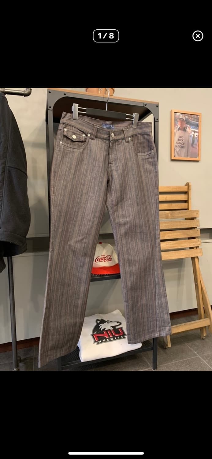 Western detail stripe pants 상품이미지2