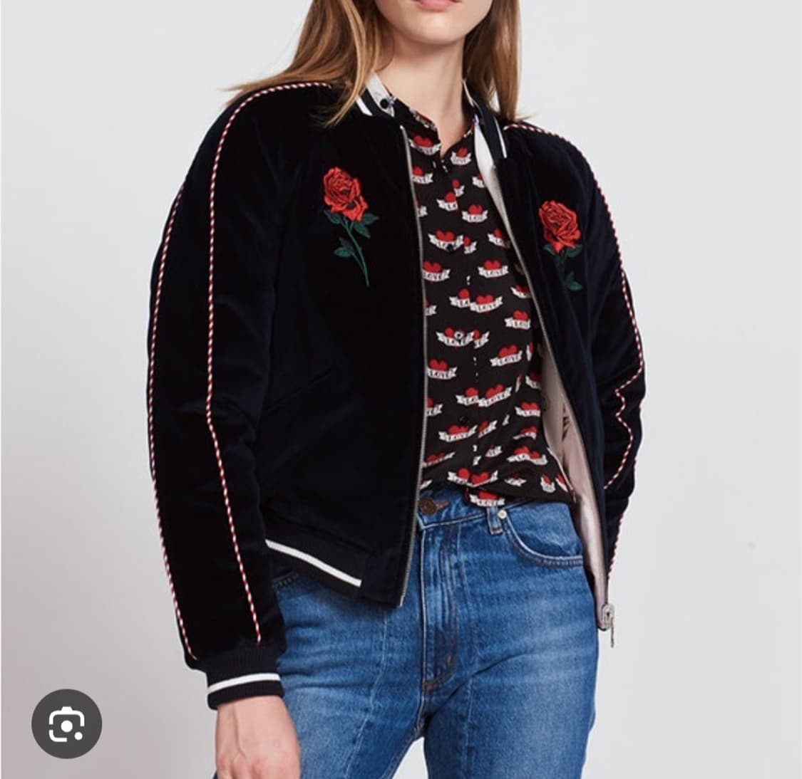 산드로 양면자수 자켓 상품이미지1