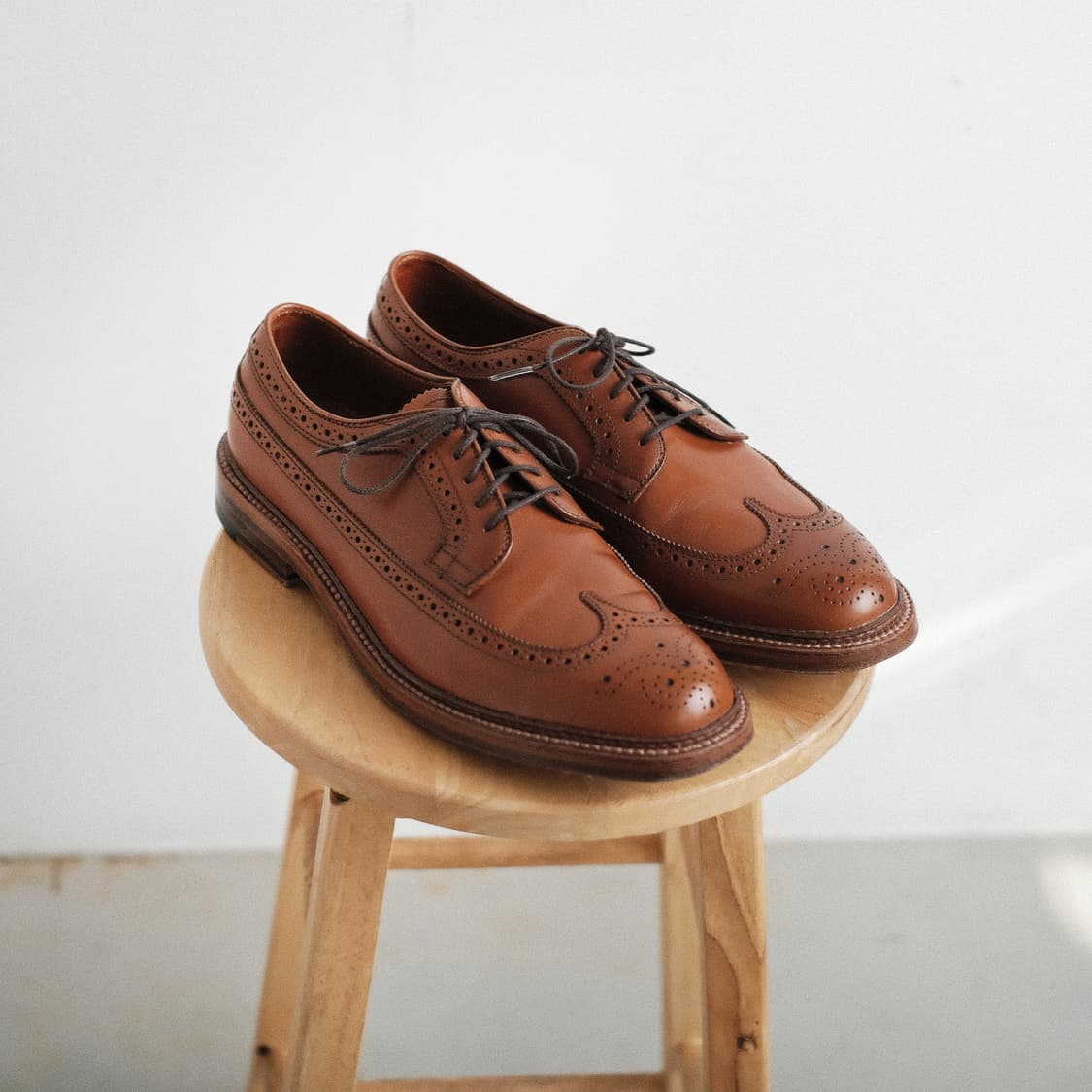 알든 97641 9D(270-275)사이즈 꼬냑 카프 윙팁 더비 상품이미지7