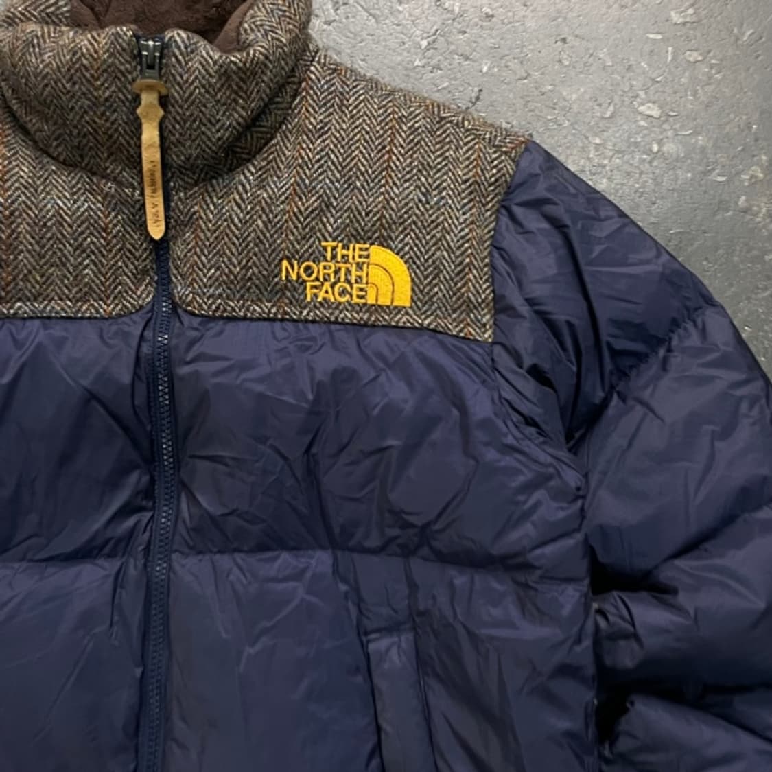 95 노스페이스 x 해리스 트위드 눕시 패딩  상품이미지2