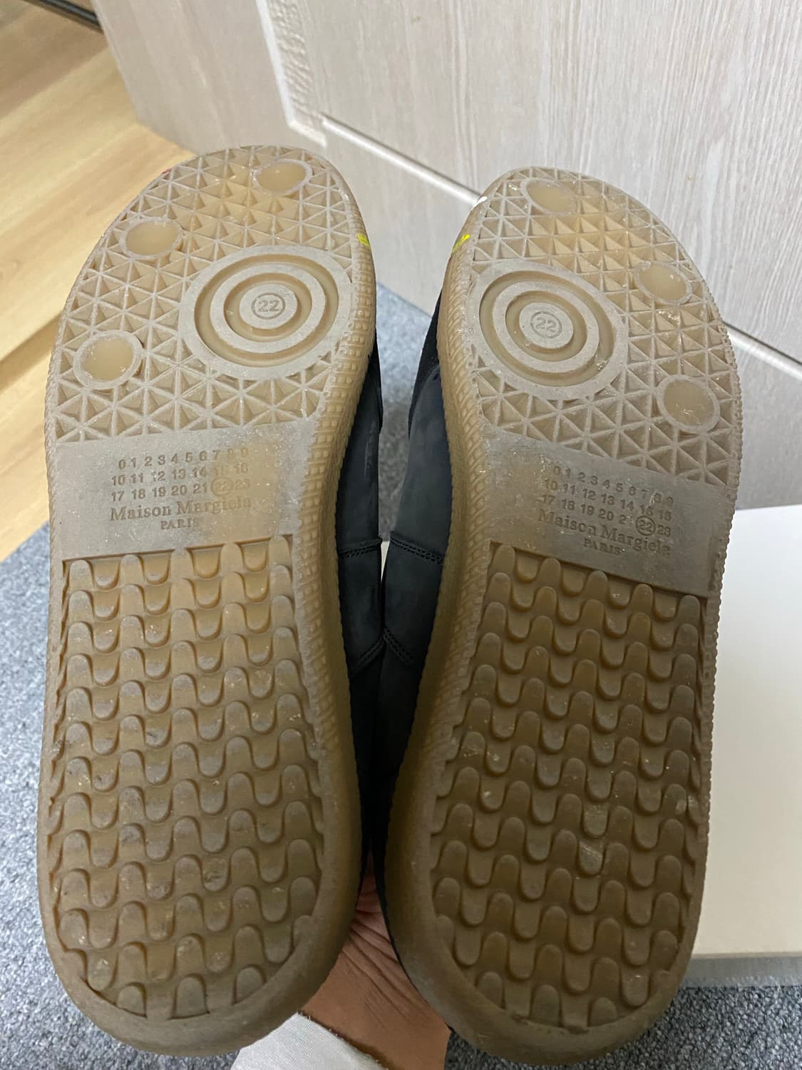 [41.5]메종 마르지엘라 21ss 페인팅 독일군 블랙 상품이미지5