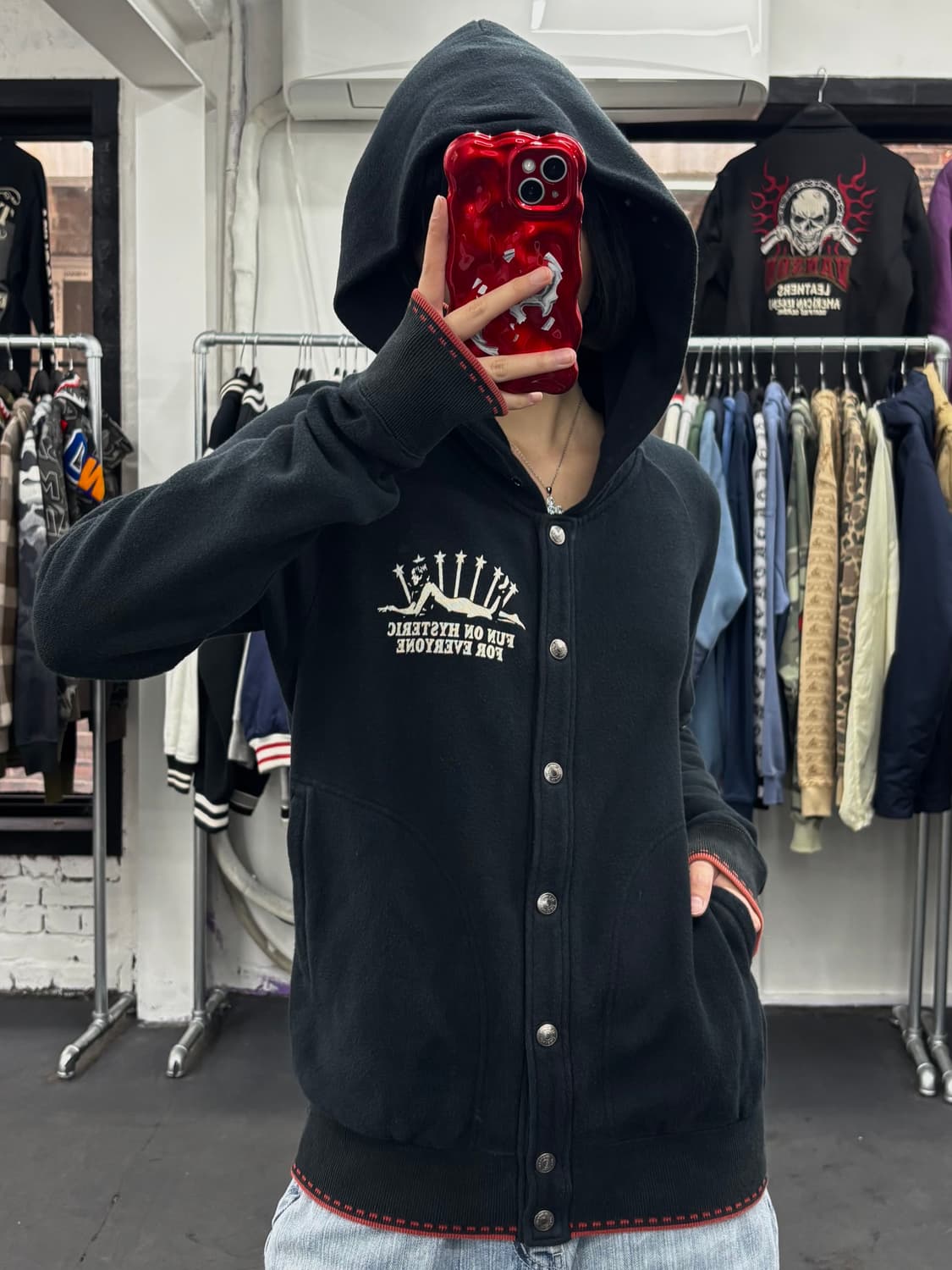 히스테릭 글래머 히스걸 코튼 후드 자켓 상품이미지5