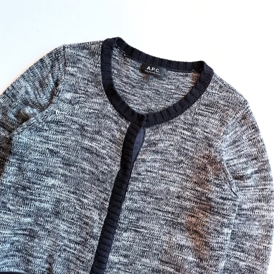 아페쎄 멜란지 트위드 가디건 상품이미지5