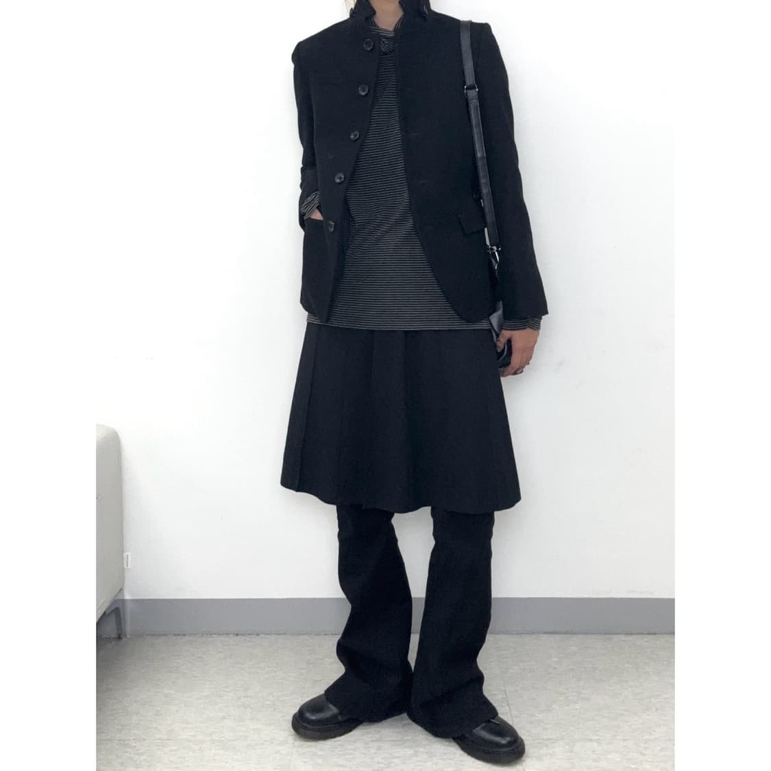 빈티지 블랙 울 자켓 상품이미지3