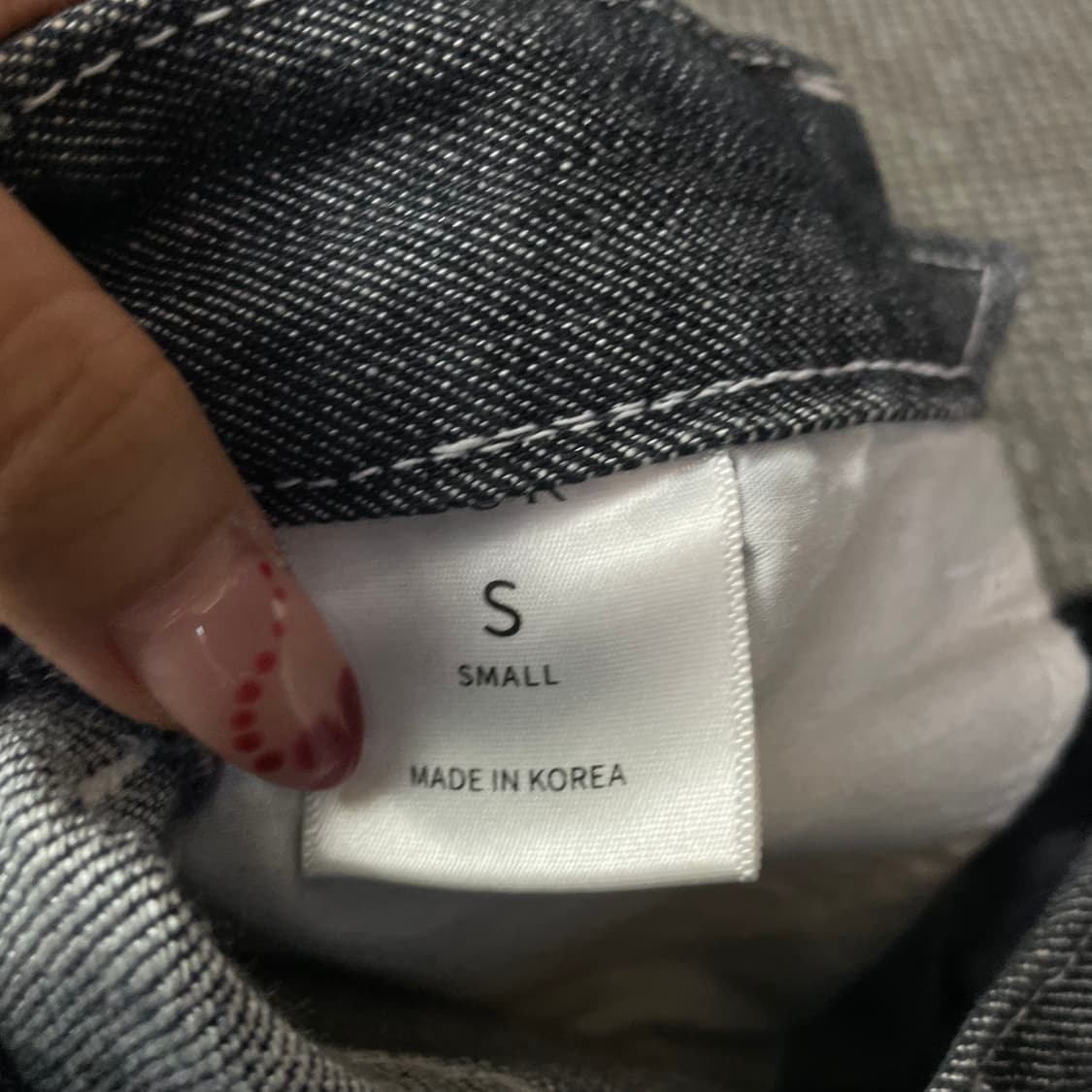 (28) 빈티지 그레이 스티치 데님 팬츠 S 상품이미지3