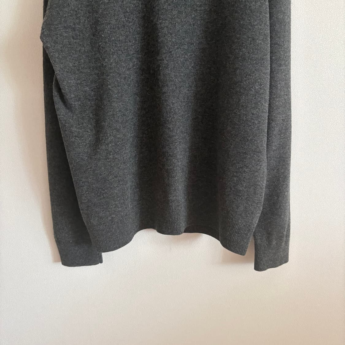 라코스테 그레이 울 니트 110 상품이미지2