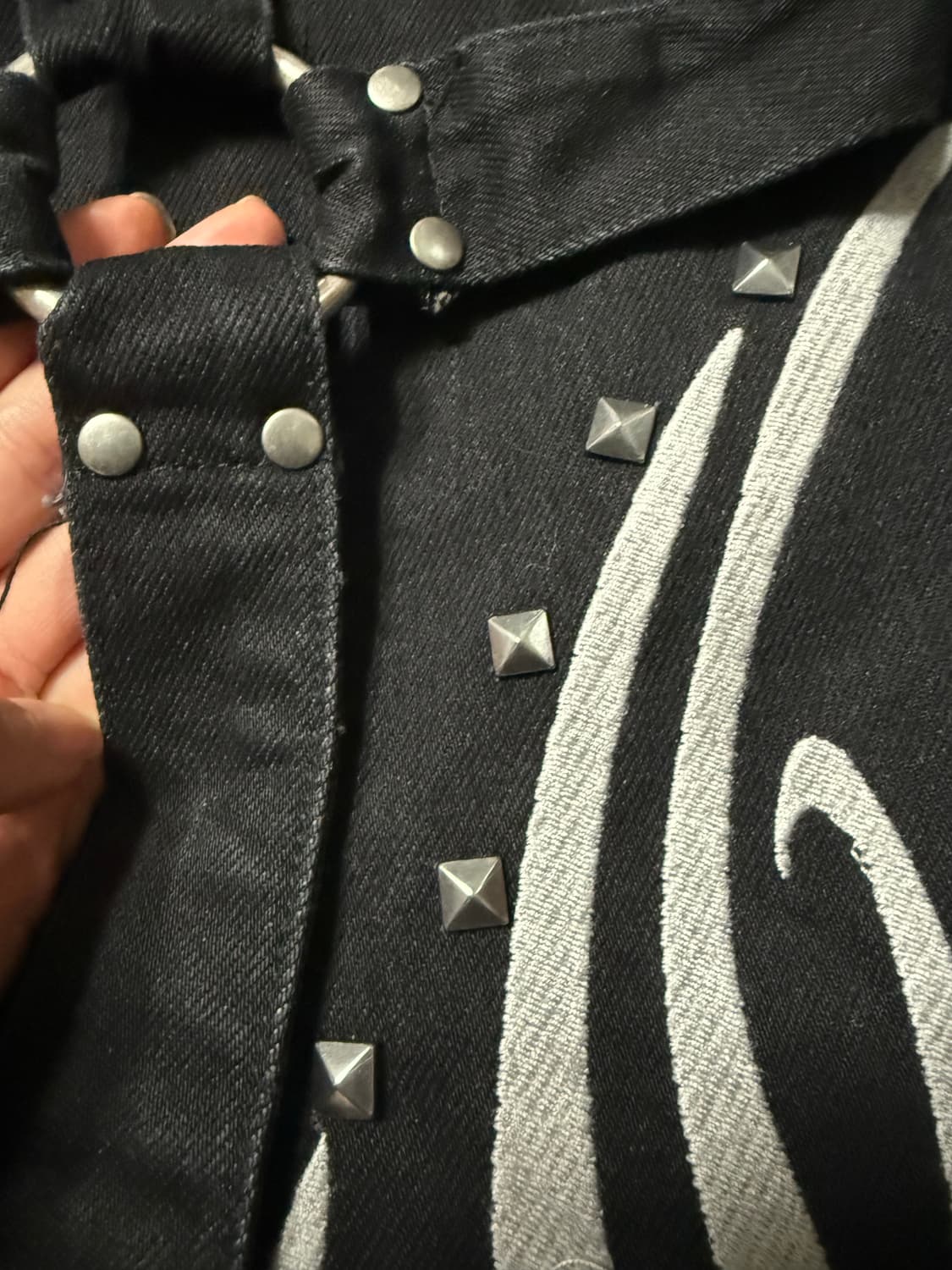 (W 30) 후 디사이즈 워 본디지 윙 데님  상품이미지4