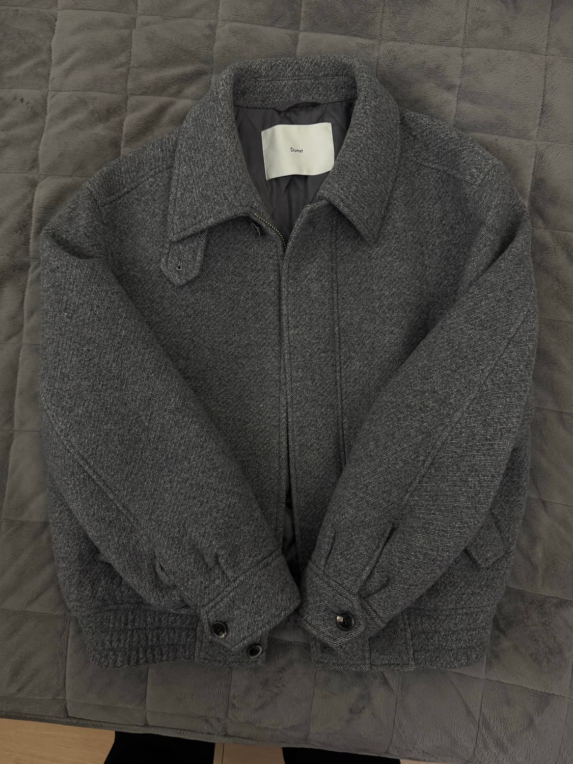 Dunst 23fw 텍스쳐드 울 블루종 (M) (100) 상품이미지2