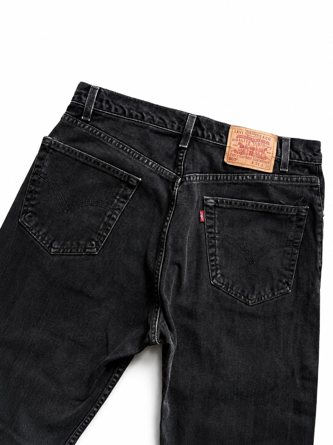 00's 리바이스 505 블랙 데님 32" 7부 상품이미지8