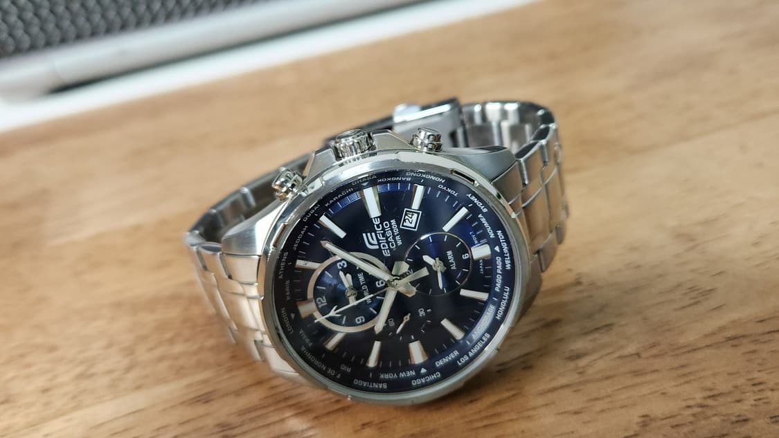 # CASIO 카시오 에디피스 월드타임 남성명품 시계 급처 / 청판 상품이미지7