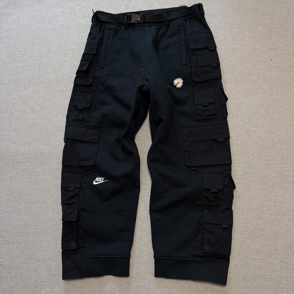 나이키 x 피스마이너스원 와이드 팬츠 블랙 상품이미지1