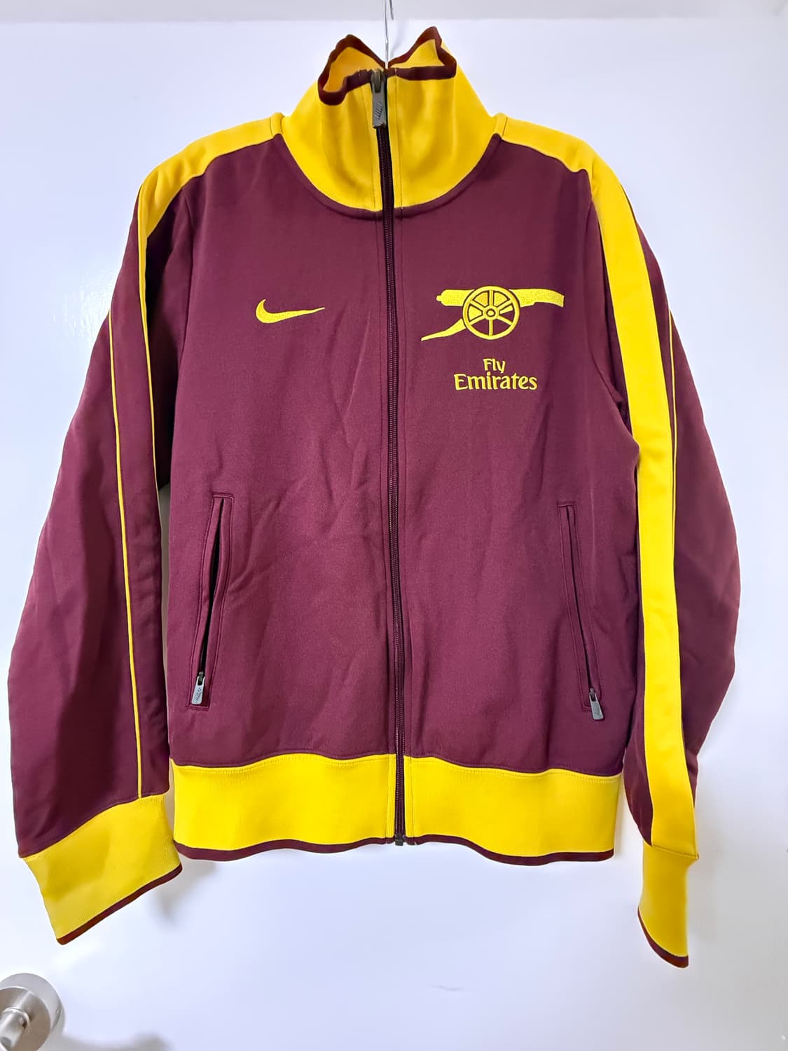 나이키 아스날 버건디 트랙탑 져지 상품이미지1