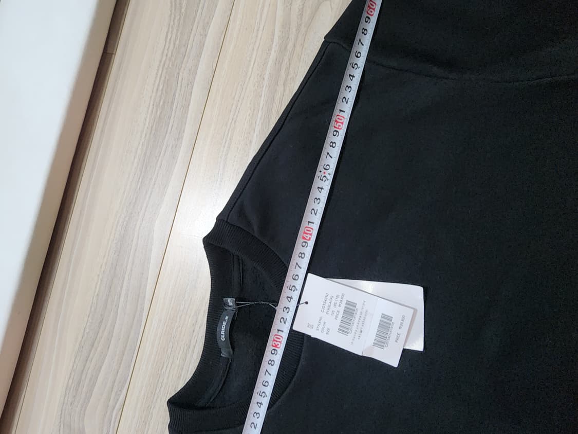 클라이드앤기모맨투맨티셔츠블랙105 상품이미지8