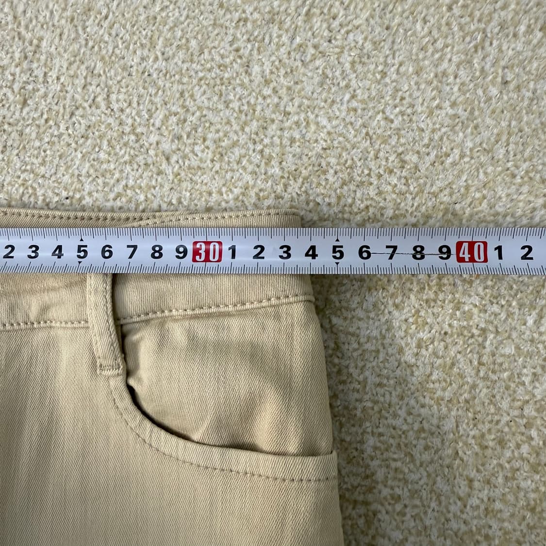 [S] 베라왕 VERAWANG 여성 베이지 코튼팬츠 1231T1 상품이미지5