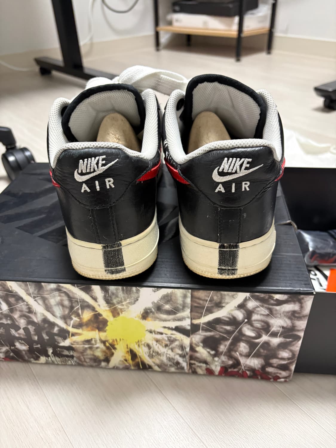 나이키 피마원 지디 포스 1.0 레드 스우시 커스텀 280mm 상품이미지3