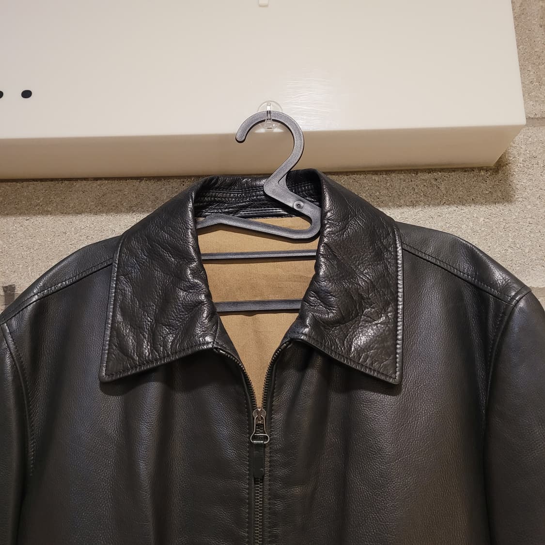 던힐 송아지가죽 라이더 자켓 100 상품이미지3