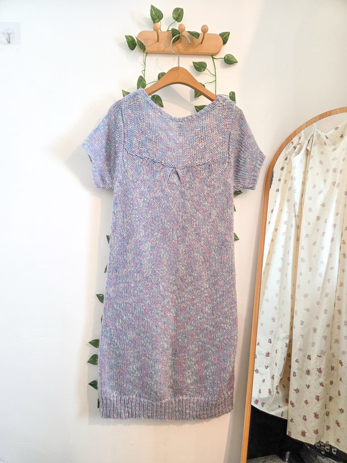 솜사탕 반팔 니트 원피스 상품이미지4