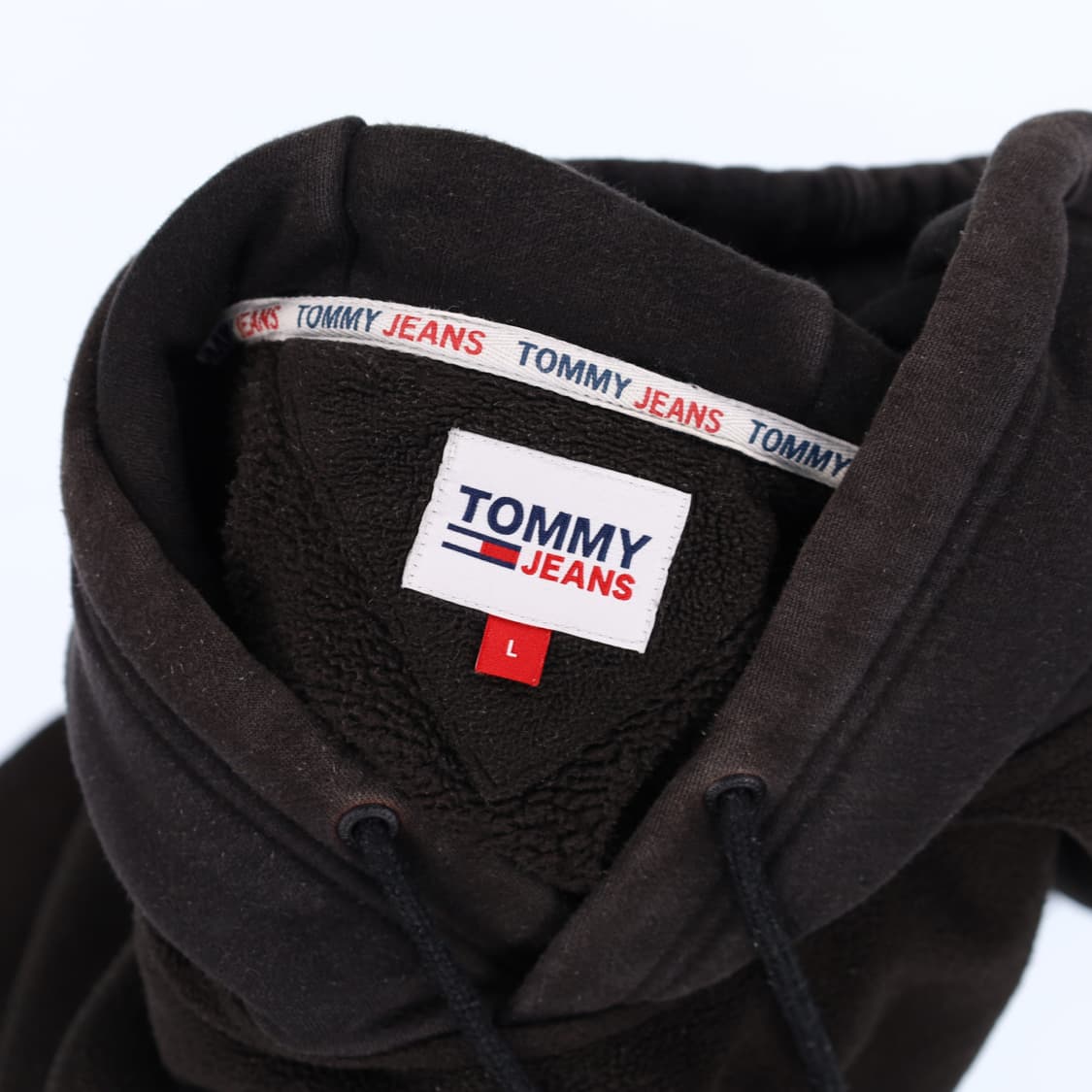 [L] 타미힐피거 진스 빈티지 센터로고 플리스 기모 후드티 3847 상품이미지6