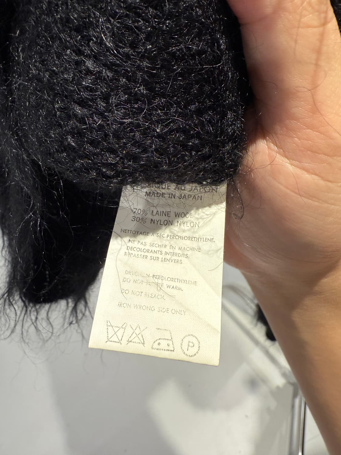 Y's 요지야마모토 장모 니트 상품이미지4