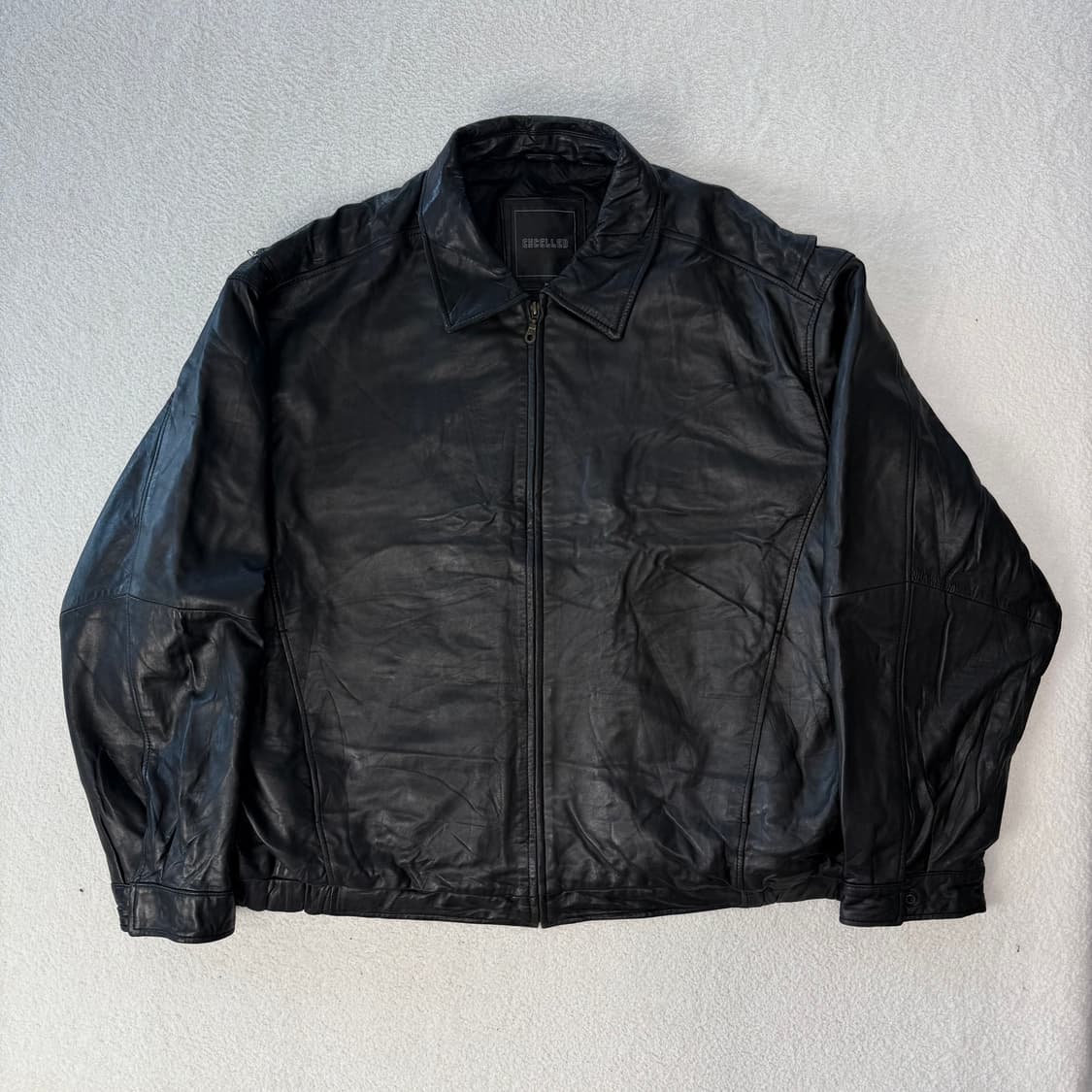 엑셀레드 빅사이즈 레더자켓  상품이미지1