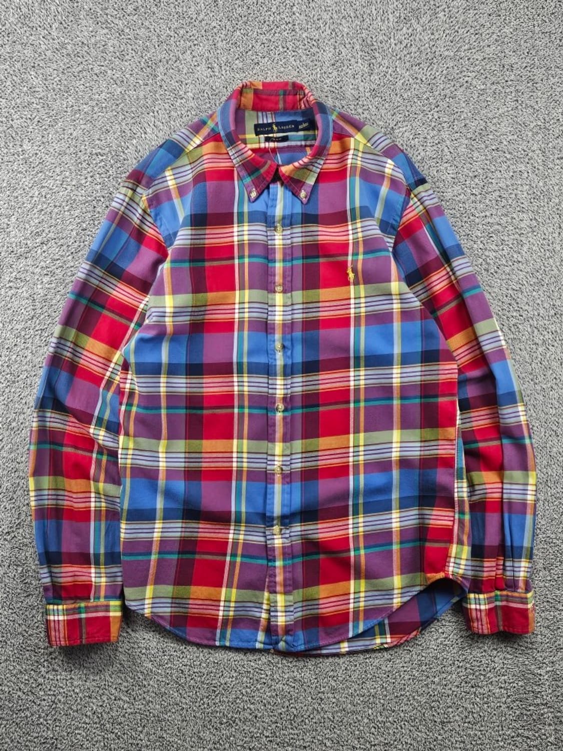 폴로랄프로렌 슬림핏 마드라스 체크 셔츠 ( L ) / 11609 상품이미지1