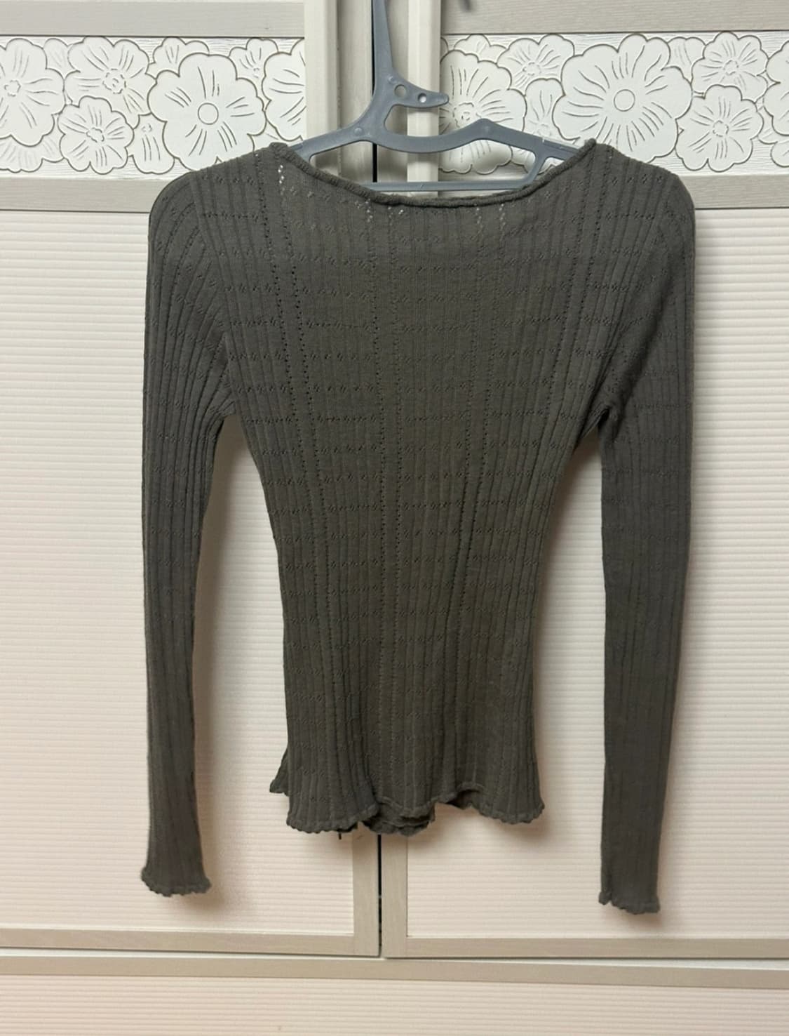 빈티지 카키 랩 롱슬리브 y2k 러힙 히피 상품이미지2