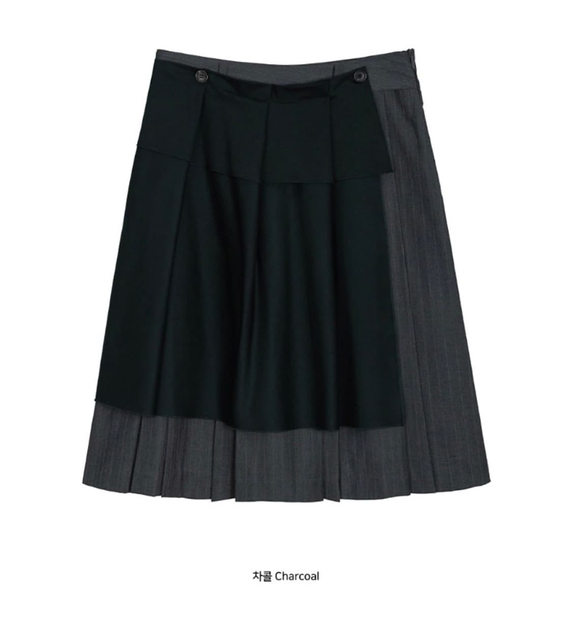 오헤시오 스커트 24ss (gray) 상품이미지3