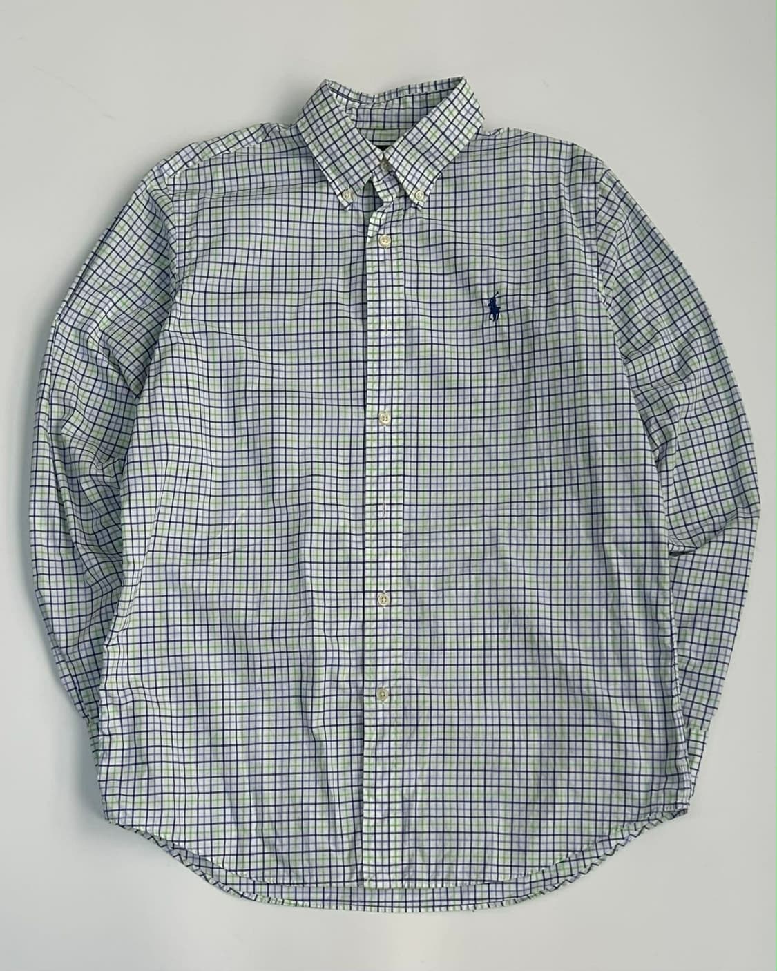 [M] 폴로 랄프로렌 클래식핏 체크 버튼 다운 셔츠 상품이미지1