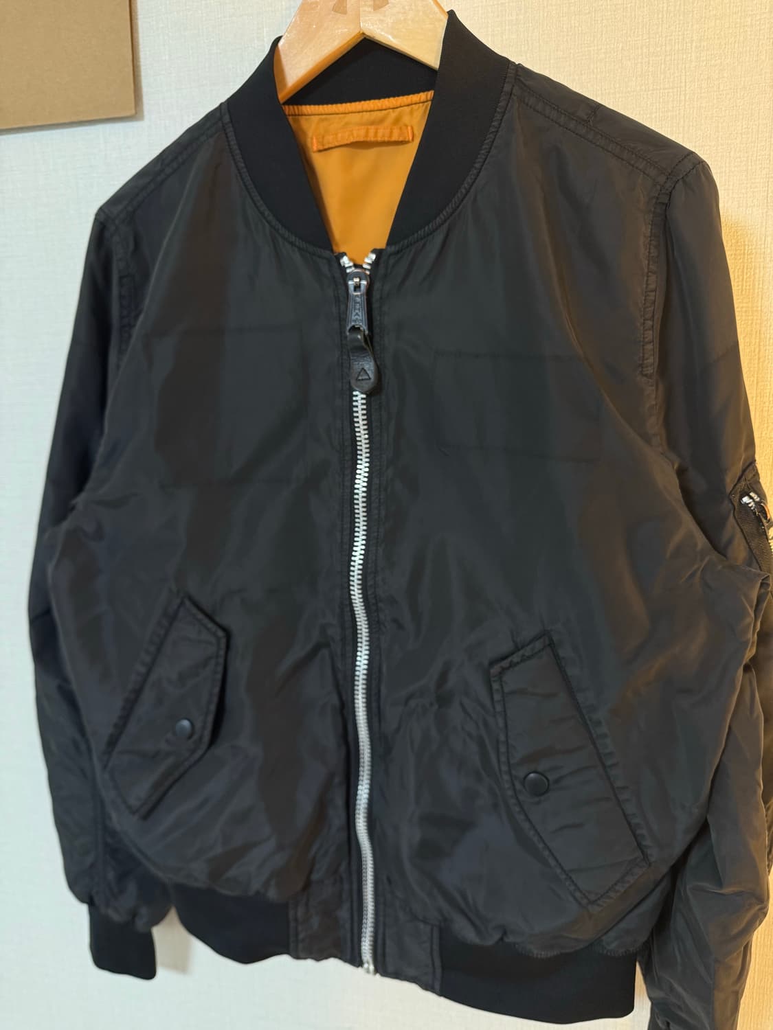 [M]알파인더스트리 리버서블 MA-1 항공점퍼 상품이미지2