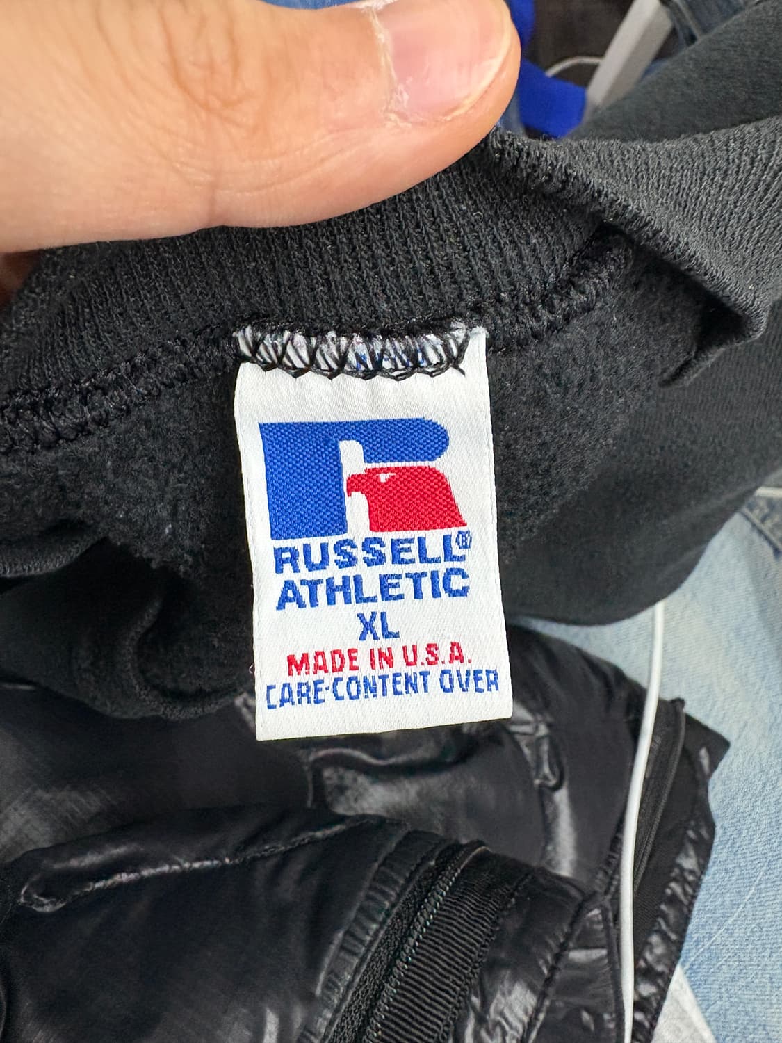 [XL] 90s RUSSEL USA 러셀 블랭크 스웻셔츠 크루넥 상품이미지3