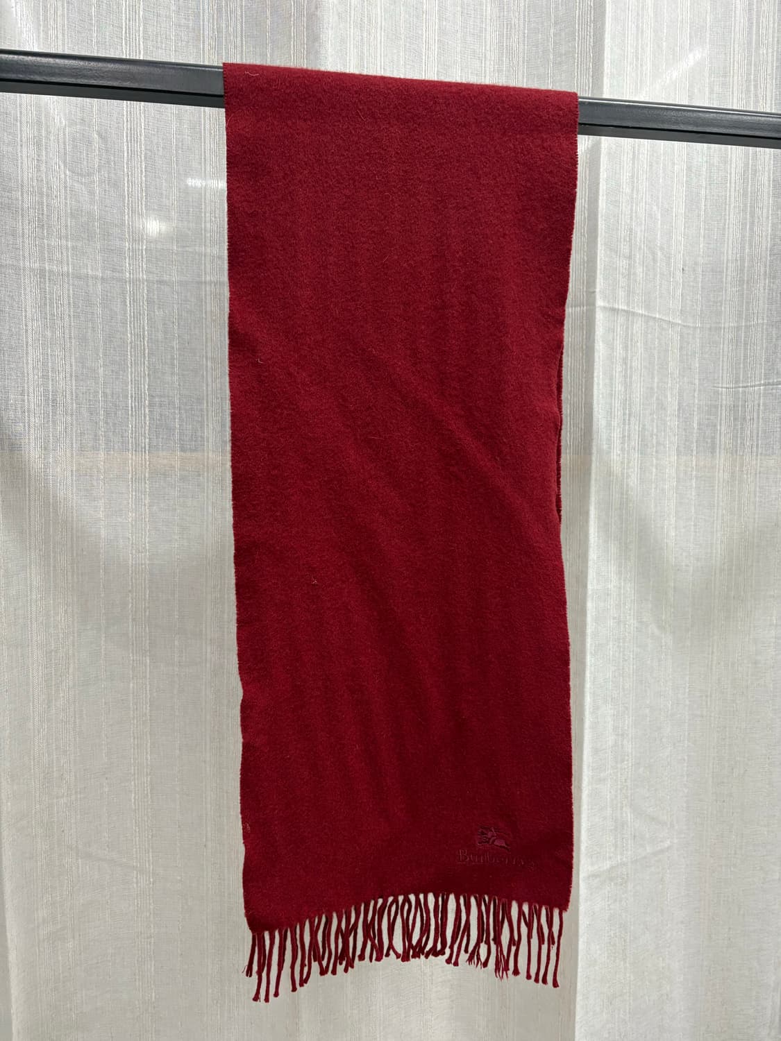 버버리 버건디 머플러 목도리 상품이미지5